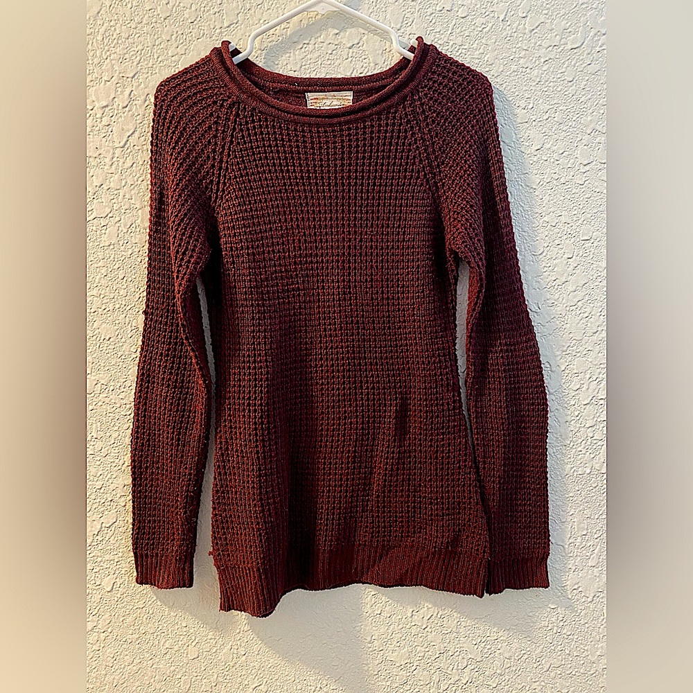 Dark Maroon Ambiance Sweater Size Small